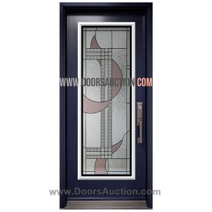 Single Steel Door Newtonville Full - Blue