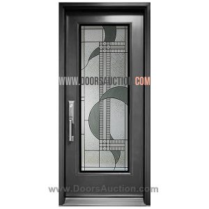 Single Steel Door Newtonville Full - Gray