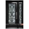 Steel Single Door One Sidelite Miliano Black Richmond Hill