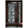 Steel Single Door One Sidelite Miliano Dark Brown Toronto