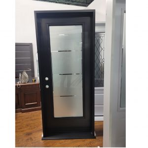 Steel-Single-Door-Full-glass-Black-Richmond-Hill