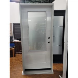 Steel Single Door with 22x48 frosted glass - Toronto